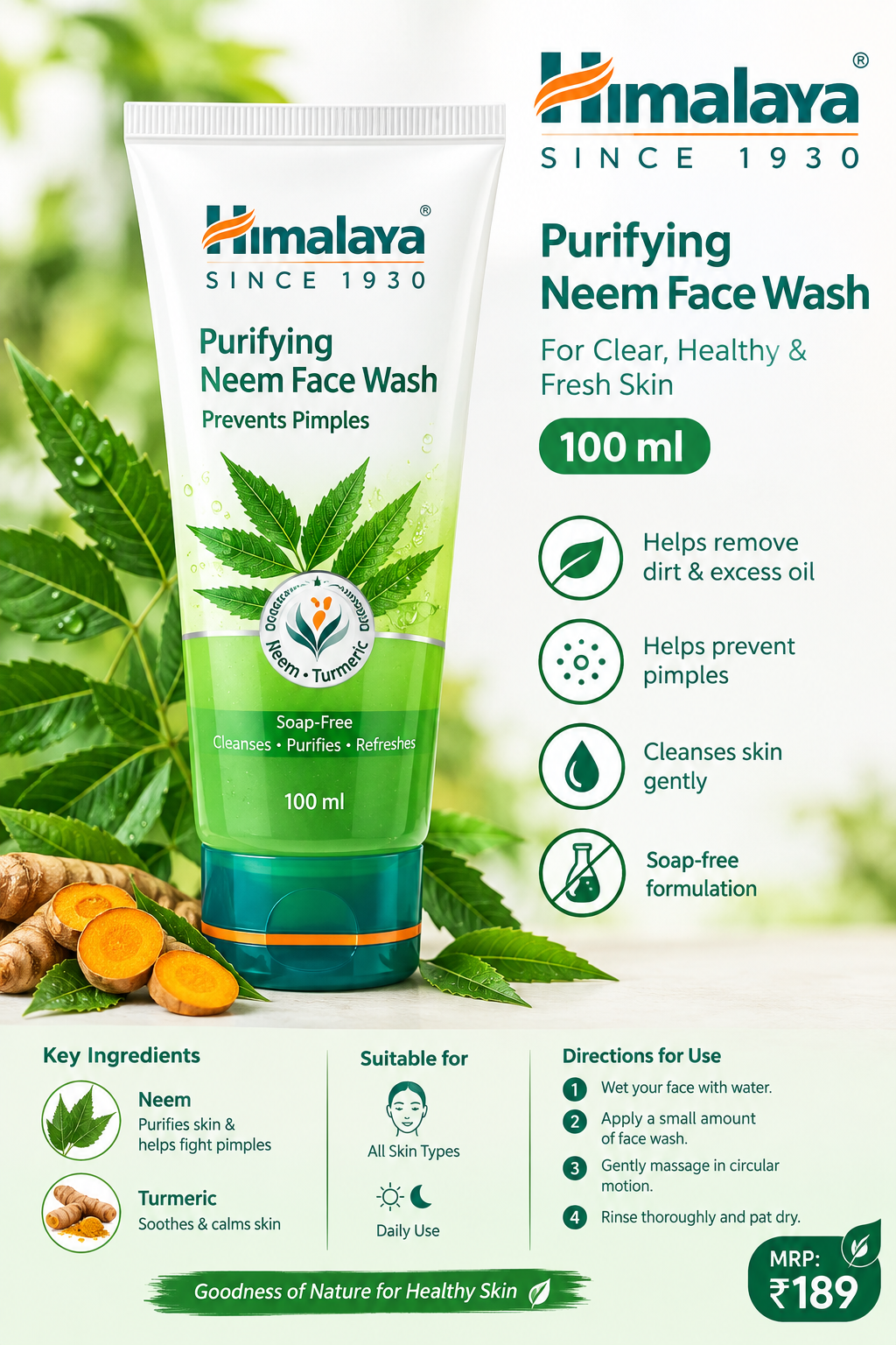Himalaya facewash 100ml